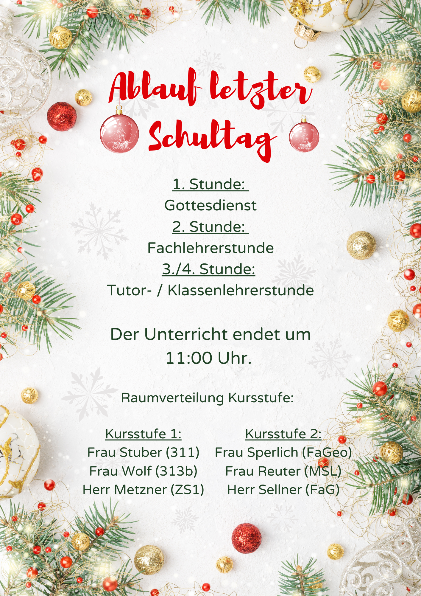 Weihnachtskonzert Bild